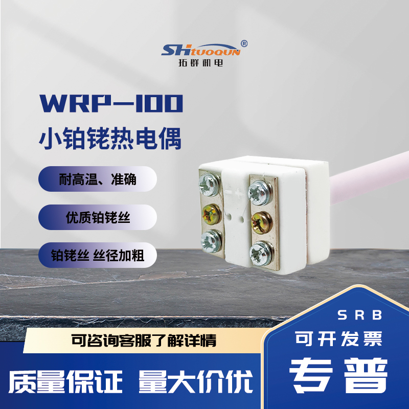 S型小鉑銠熱電偶耐高溫99剛玉WRP-100馬弗爐實驗室專用溫度傳感器