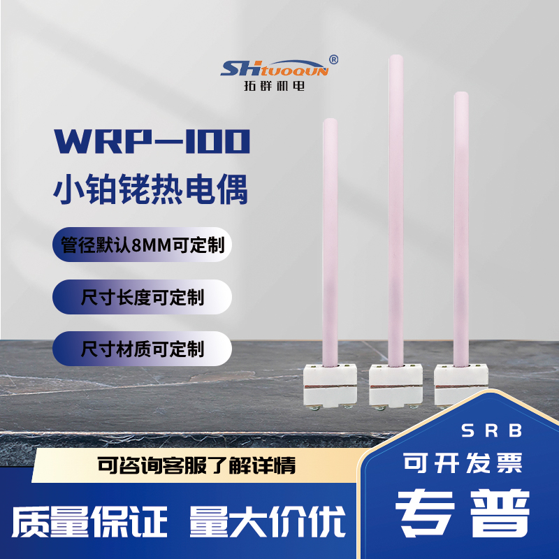 S型小鉑銠熱電偶耐高溫99剛玉WRP-100馬弗爐實驗室專用溫度傳感器